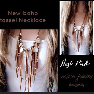 -5⭐️Boho vegan, silver coin beaded, necklac…